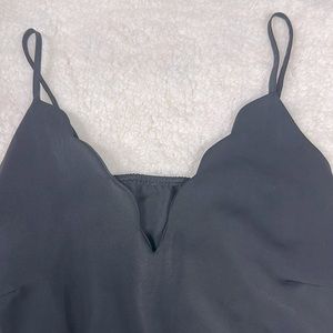 🔅Deep V Scalloped Front Spaghetti Strap blouse